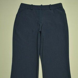 Worthington MODERN FIT Size 8‎ SHORT Womens BLUE Mid Rise TROUSER Dress PANTS
